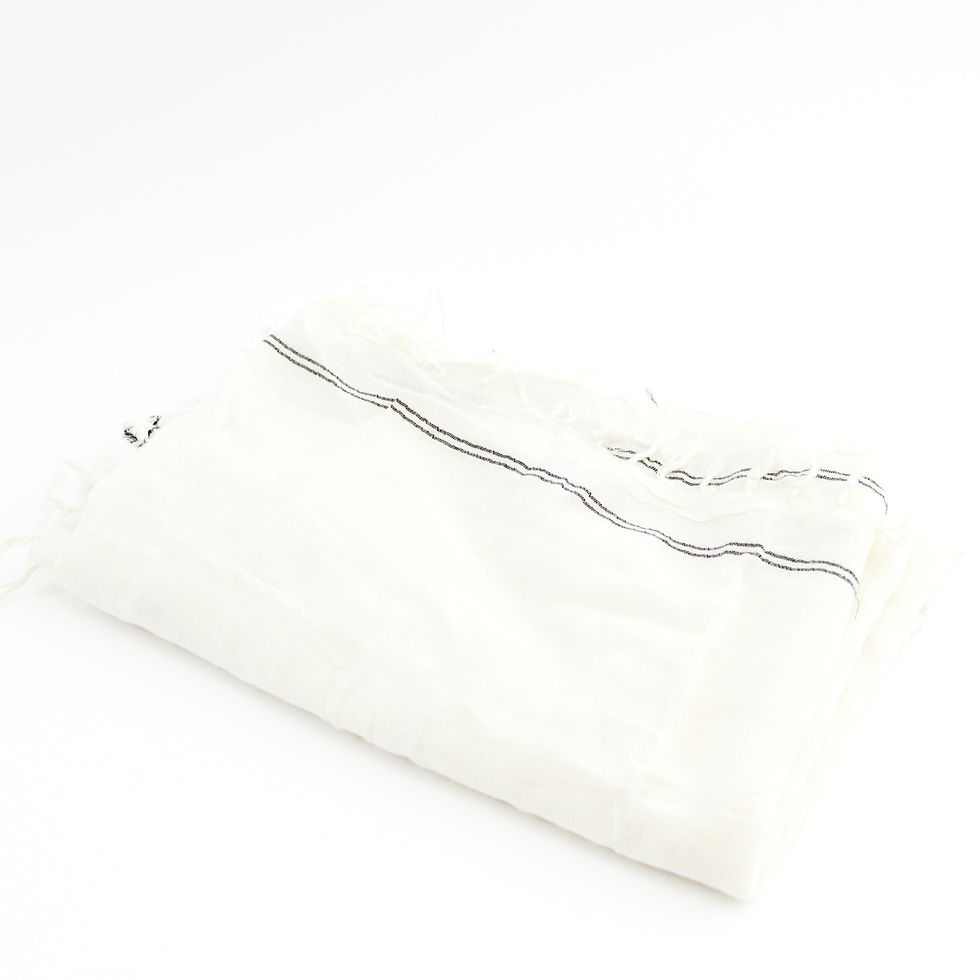 J. Crew Striped Cotton Scarf #135-1540