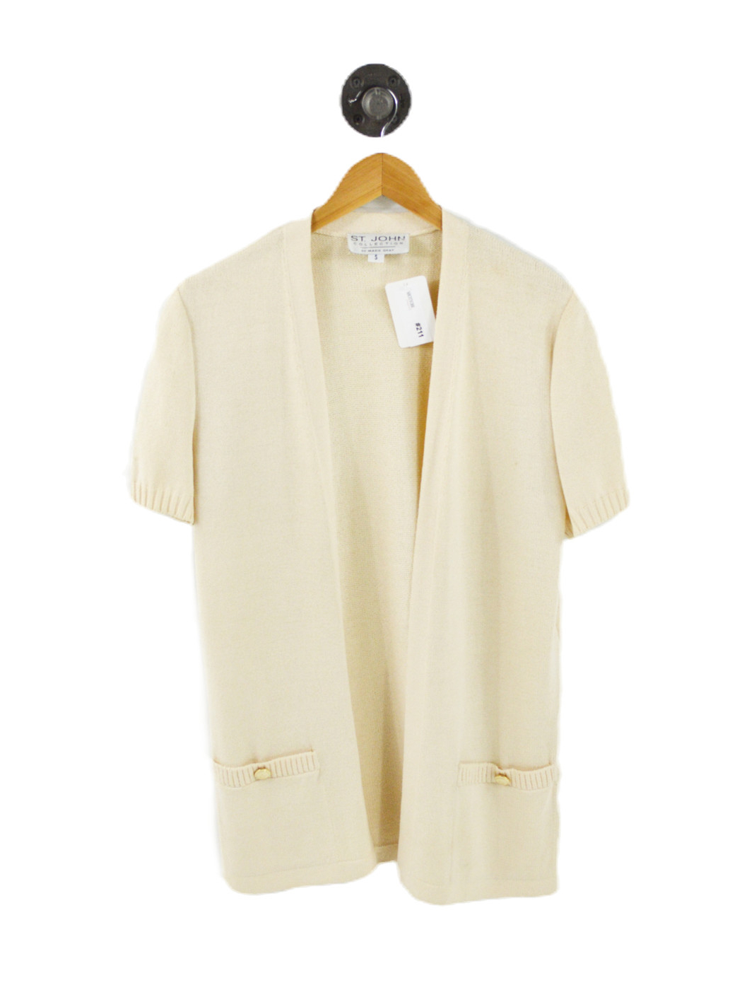 Elegant St. John Collection knit cardigan by Marie Gray made in the USA