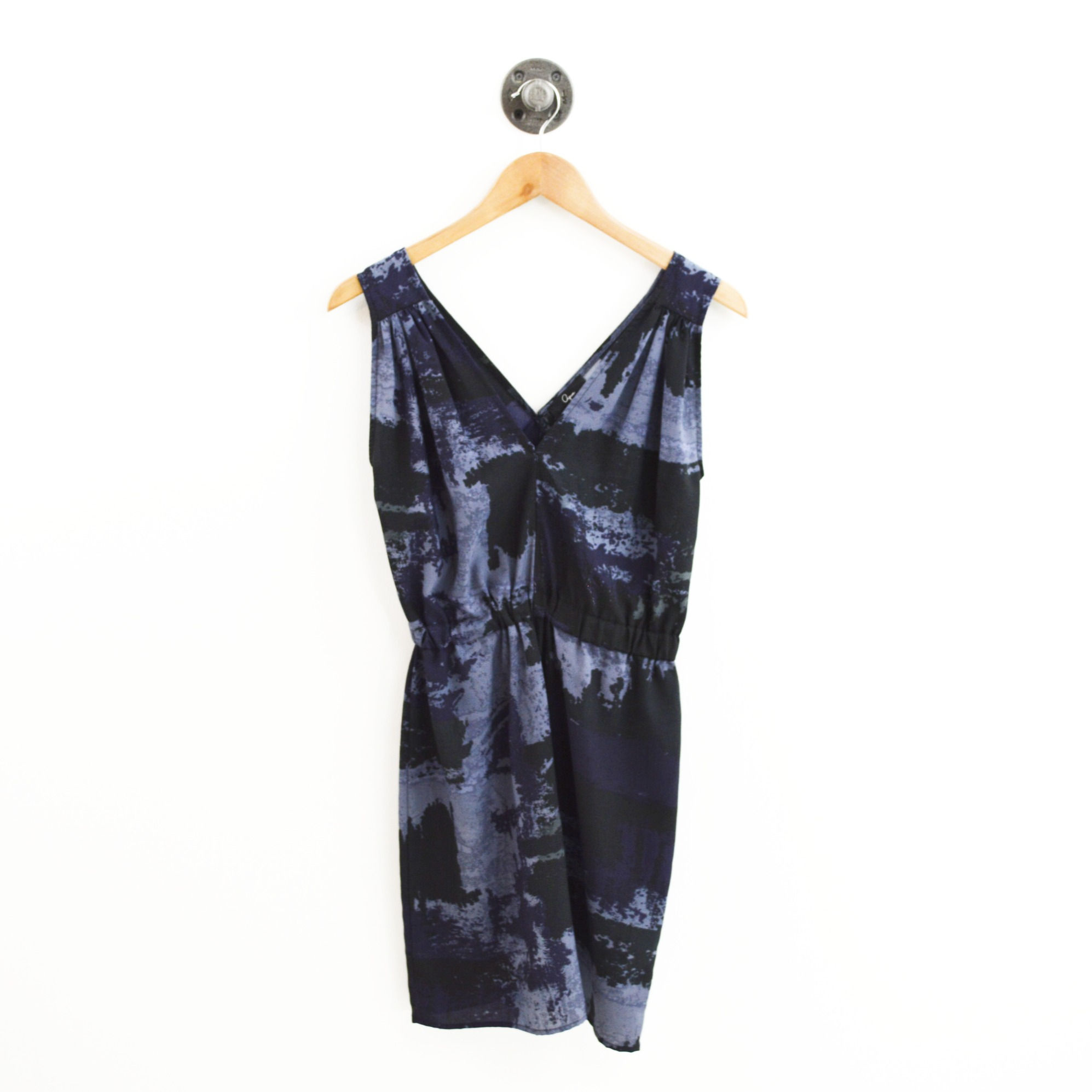 Aqua Printed Dress #196-69