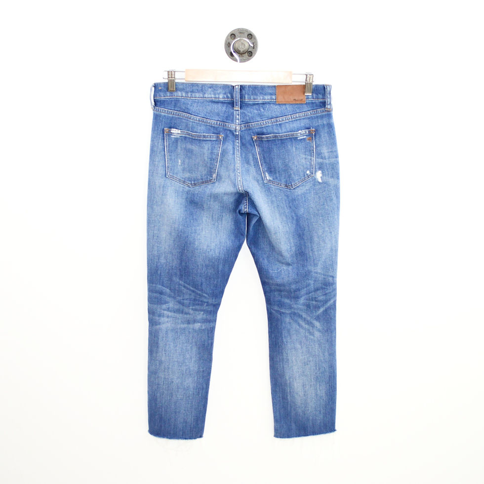 Thumbnail: Madewell 'The Slim Boyfriend' Distressed Jeans #129-79