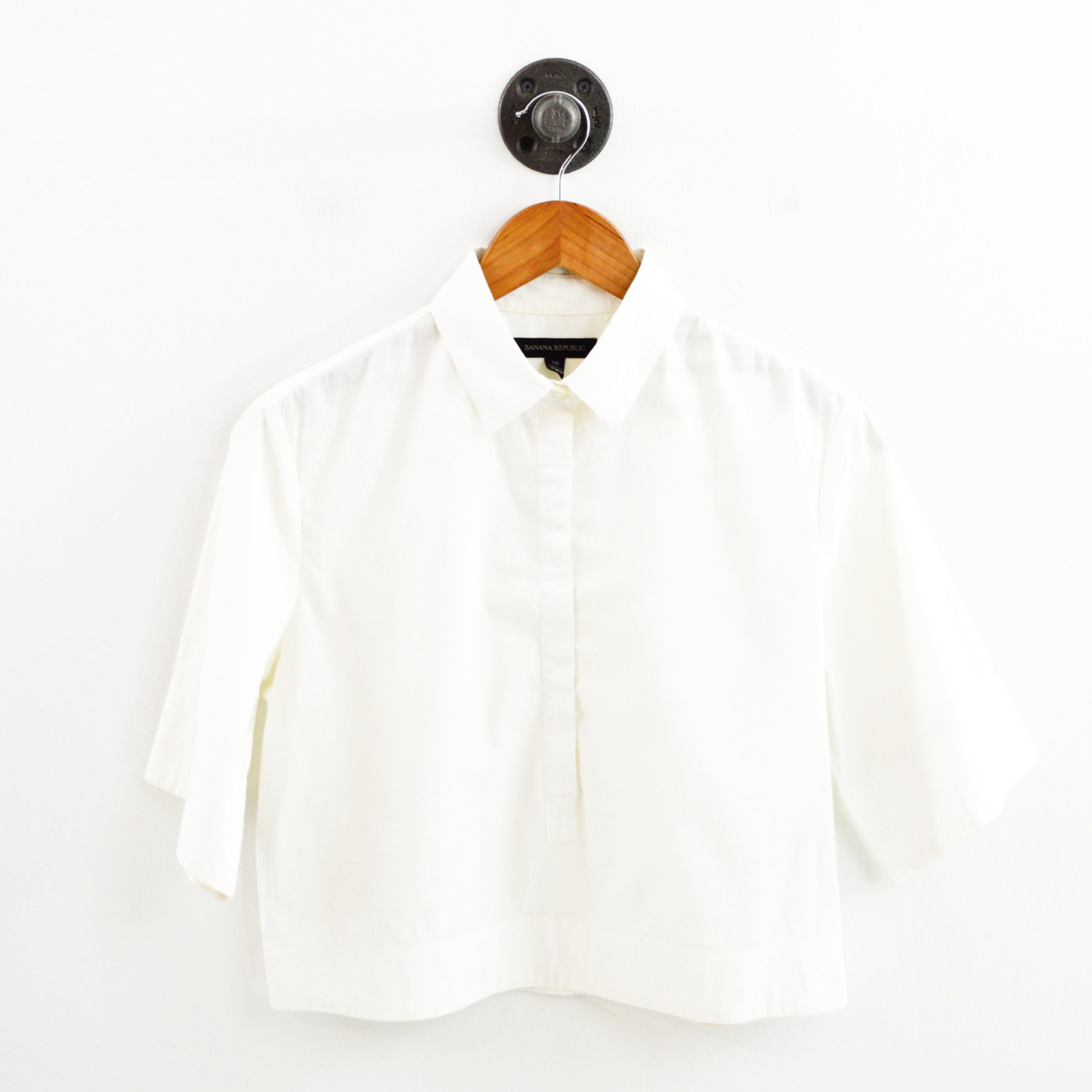 Banana Republic Crop Button Down Blouse #129-82