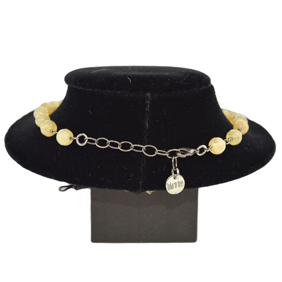 Thumbnail: Lula'n Lee beaded chain necklace #217-106