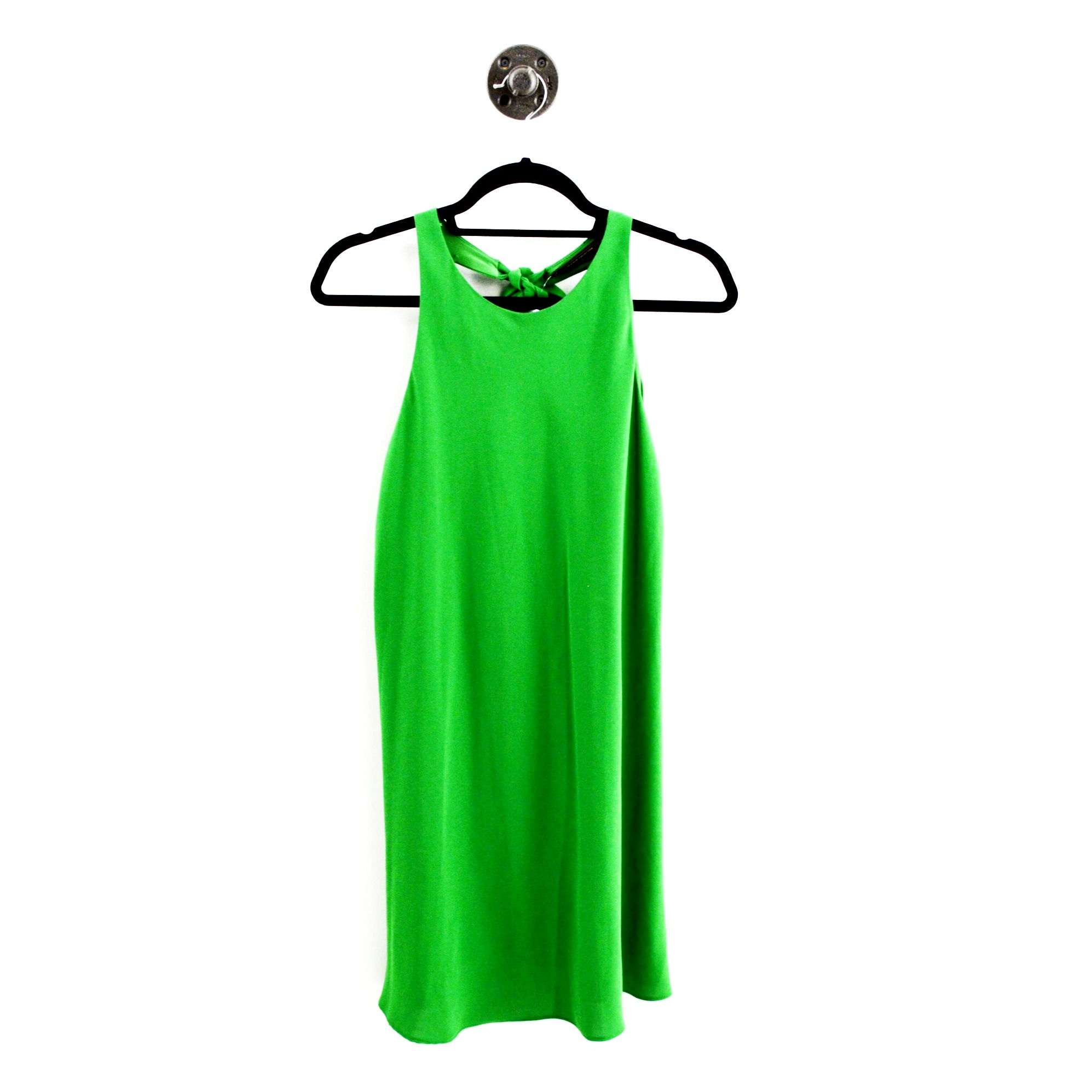 Zara Tie Neck Open Back Dress #182-1779