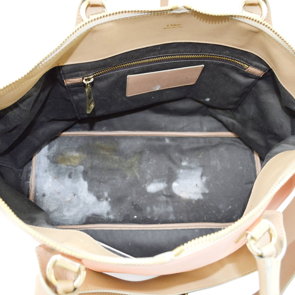 Thumbnail: Chloé Baylee Leather Tote Bag #200-4