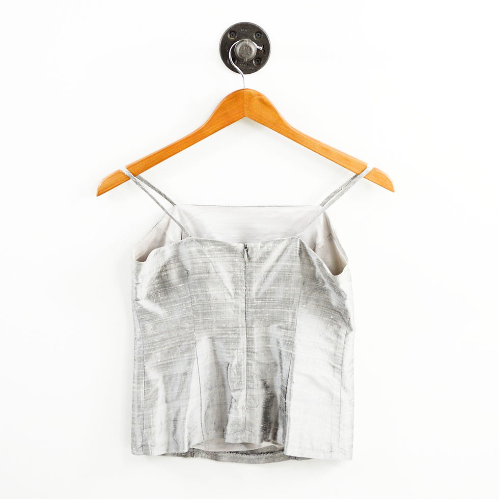 Thumbnail: MW 90s Vintage Silk Top #195-17