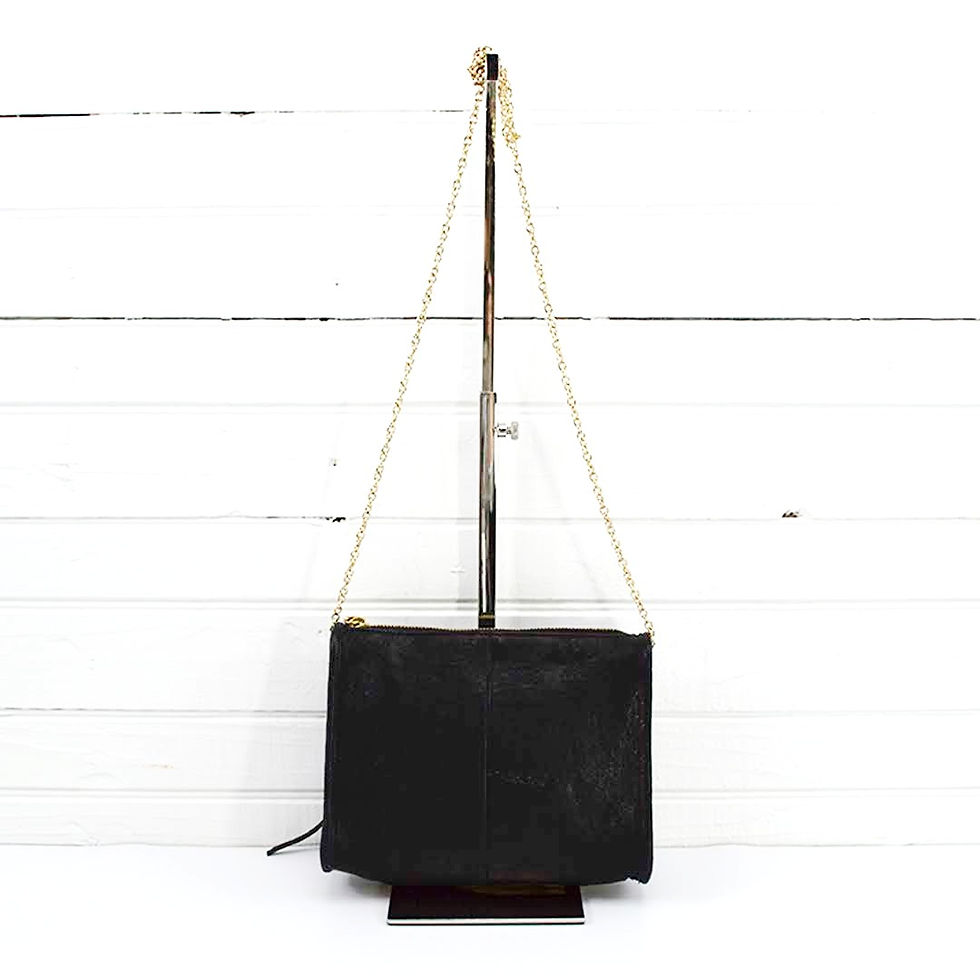 Thumbnail: Lauren Merkin animal print calf hair crossbody bag #143-18
