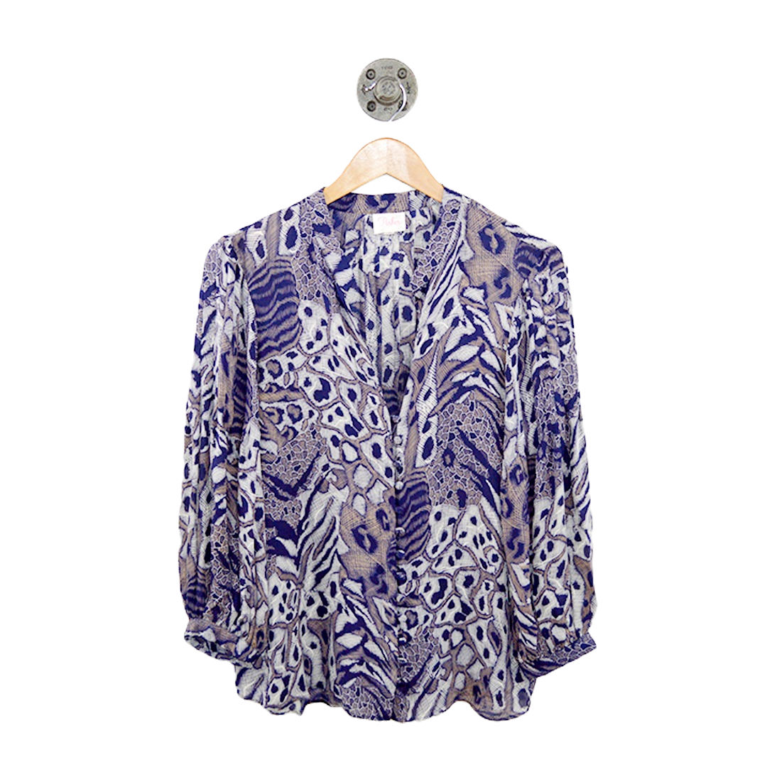 Parker Silk Print Blouse #101-6