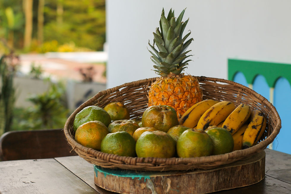 Frutas en la finca