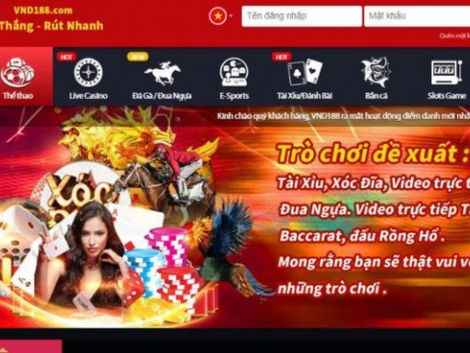 Game baccarat VND188 tua game duoc san lung nhieu nhat hien nay