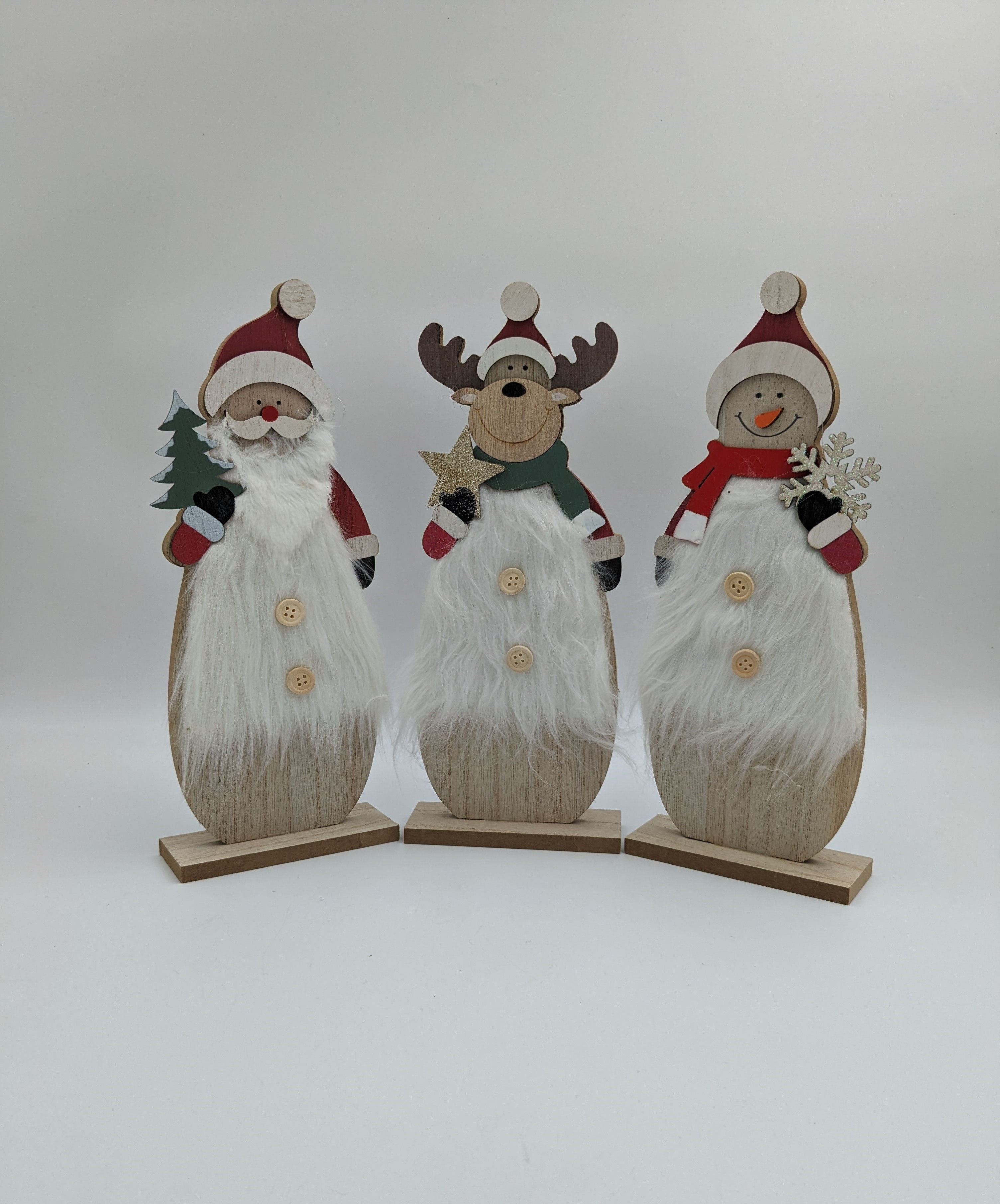 Weihnachtsdeko - Nikolo/Schneemann/Elch