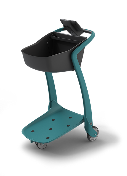 Intelligent trolley with big basket