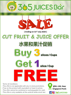 365 Juices Bar, North Wing #B1-138