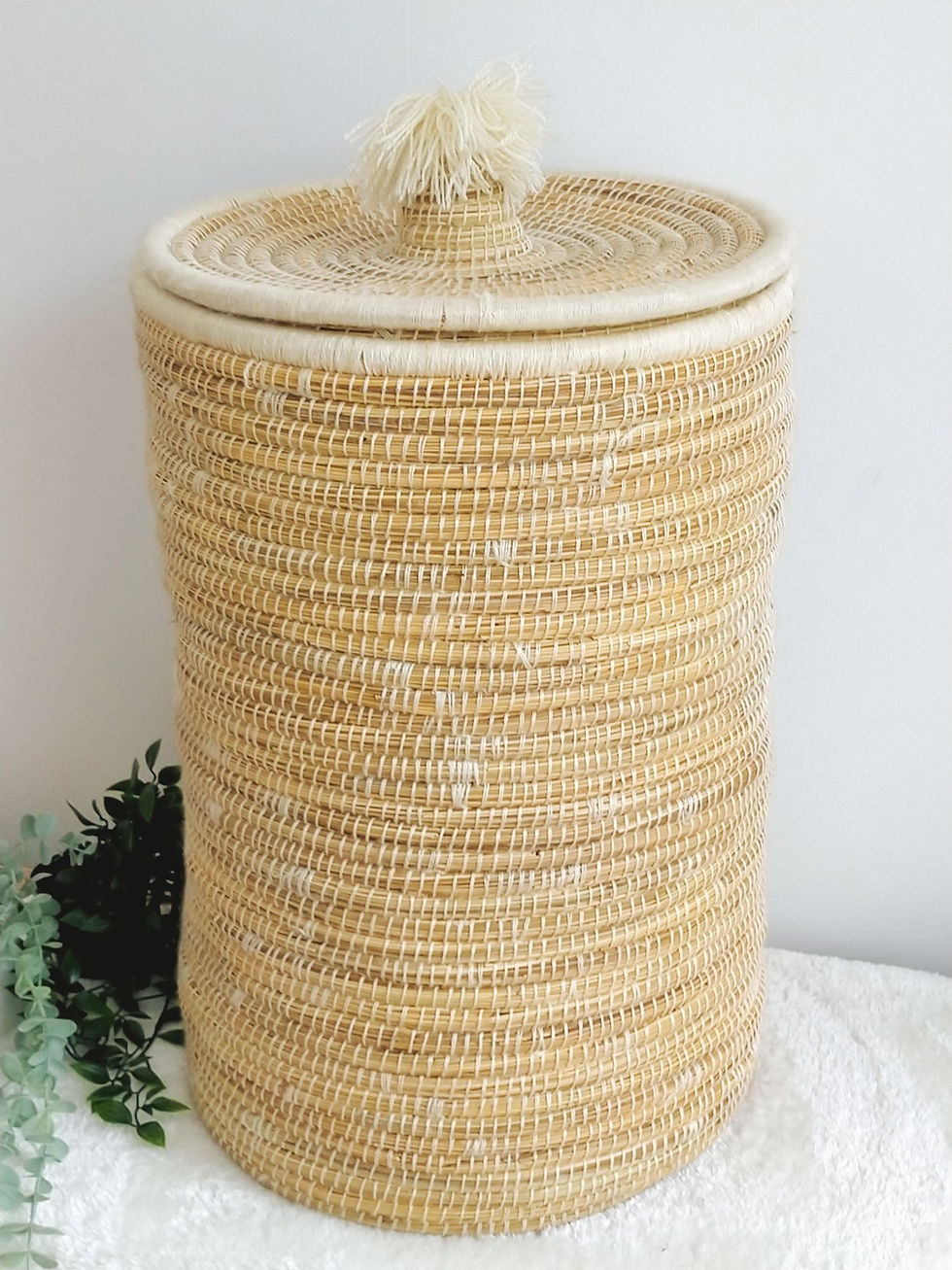 panière à linge bohème