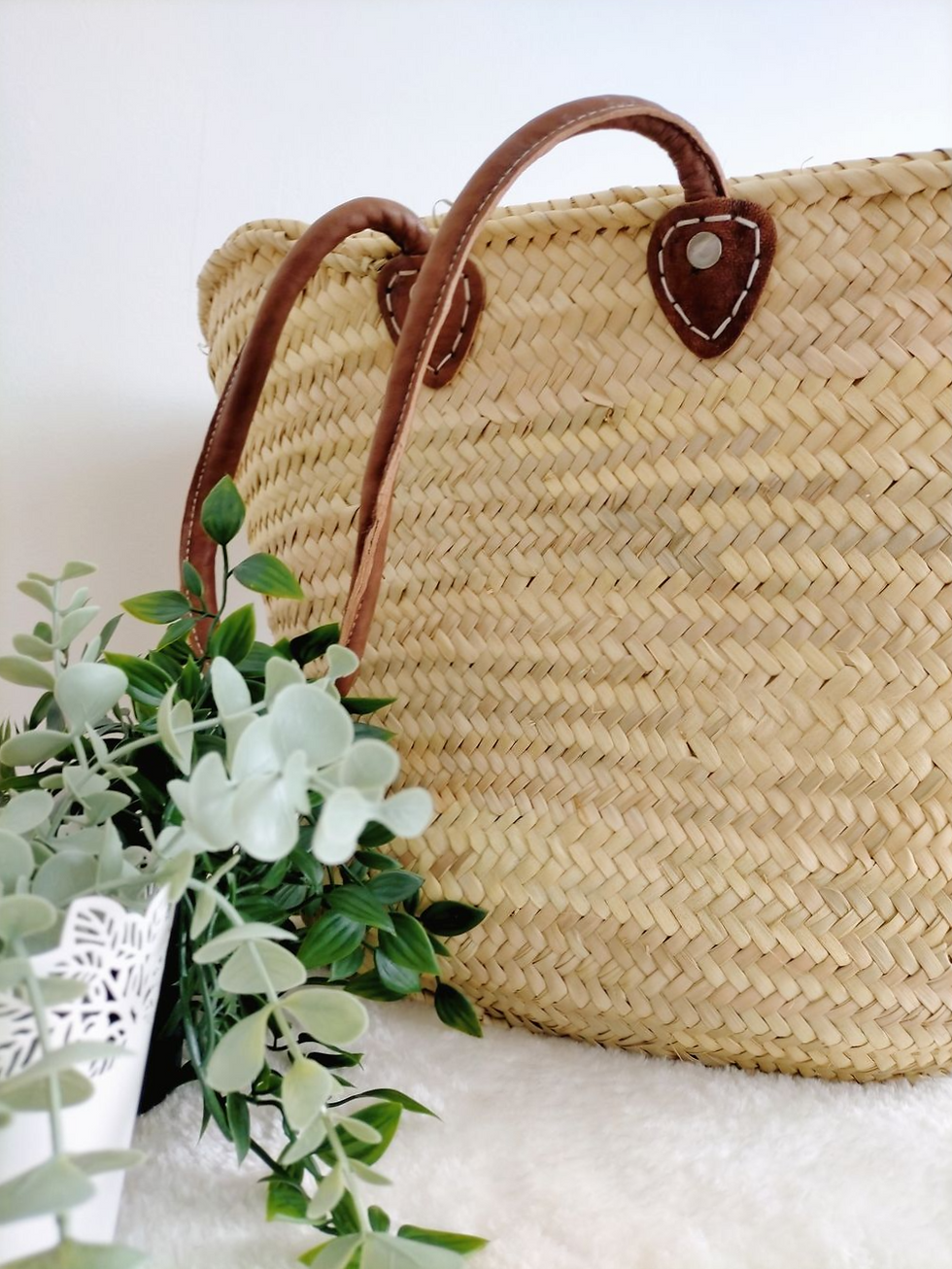 Miniature : sac cabas en osier