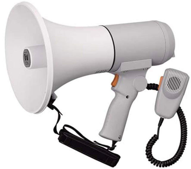 TOA ハンドル付ショルダーメガホン 15W ER-3115