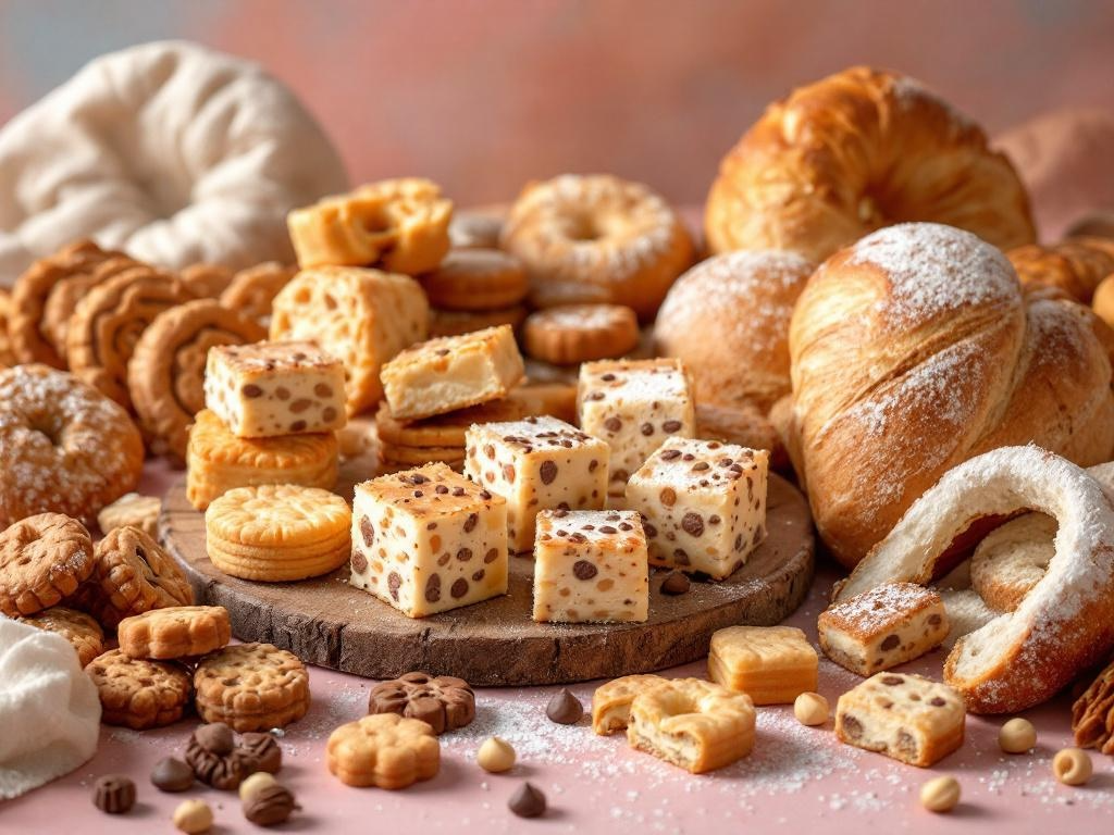 Arranged Food and Objects