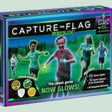 A glow in the dark capture the flag game.