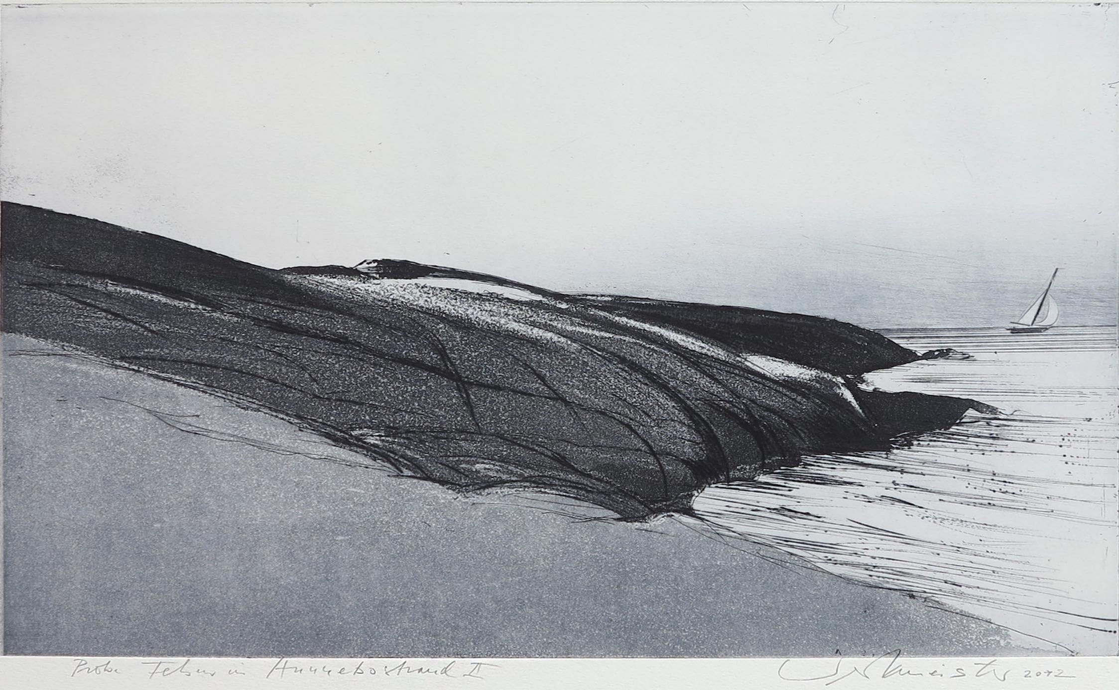 Werkmeister, Wolfgang: Felsen am Hummelbostrand II – VERKAUFT