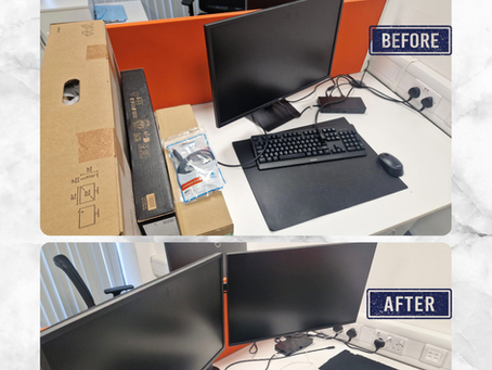 🖥️✨ Another Clean & Tidy IT Setup Completed! 🔧
