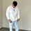 Miniatura: Moletom careca Adidas Branco