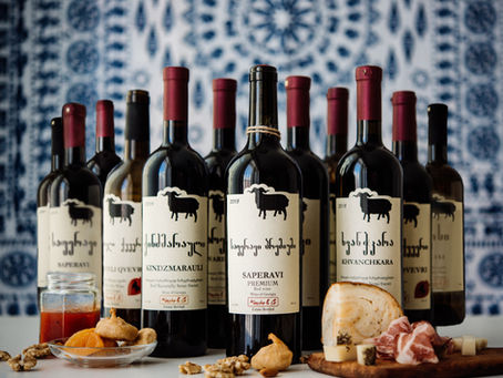 Four Saperavi wines from Koncho and Co — Saperavi, Saperavi Premium, Saperavi Qvevri and Kindzmarauli Georgian red wine