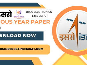 URSC/ISRO URSC TECHNICAL ASSISTANT ELECTRONICS PREVIOUS YEAR QUESTION PAPER 2016 SET C PDF DOWNLOAD FREE /ISRO ursc TECHNICAL ASSISTANT ELECTRONICS 2024/URSC RECRUITMENT 2024 EXAM DATE/URSC bangalore