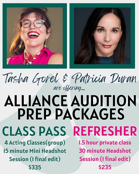 Information regarding acting classes and private lessons in Houston at The Studio with Patricia Duran