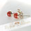 Thumbnail: Carnelian Sterling Silver Stud earrings