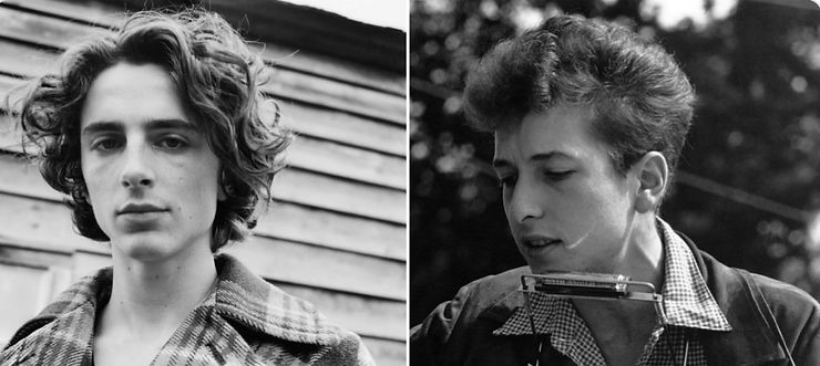 Timothée Chalamet Bob Dylan