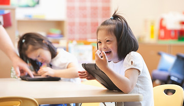 Mixed Race Down Syndrome Class