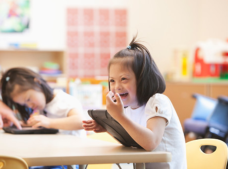 Mixed Race Down Syndrome Class