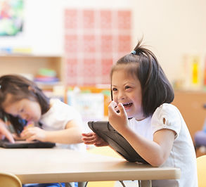 Children Using Tablets