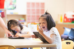 Children Using Tablets