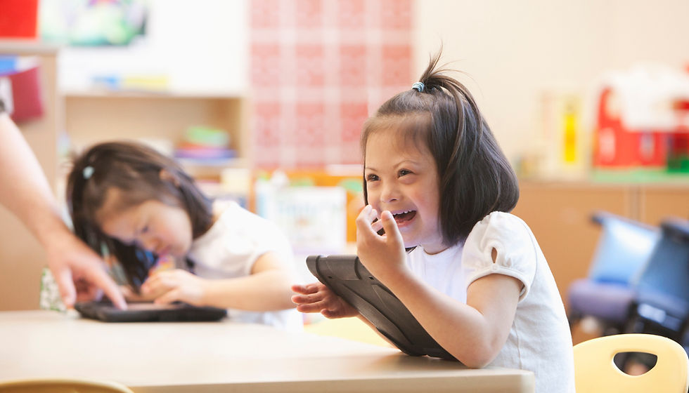 Mixed Race Down Syndrome Class
