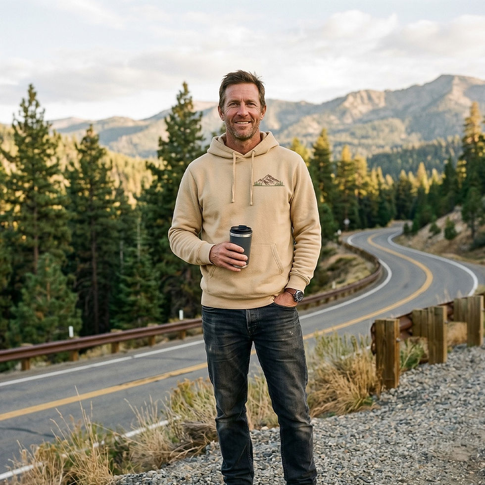 Thumbnail: Unisex Hoodie｜Mountains and Trees