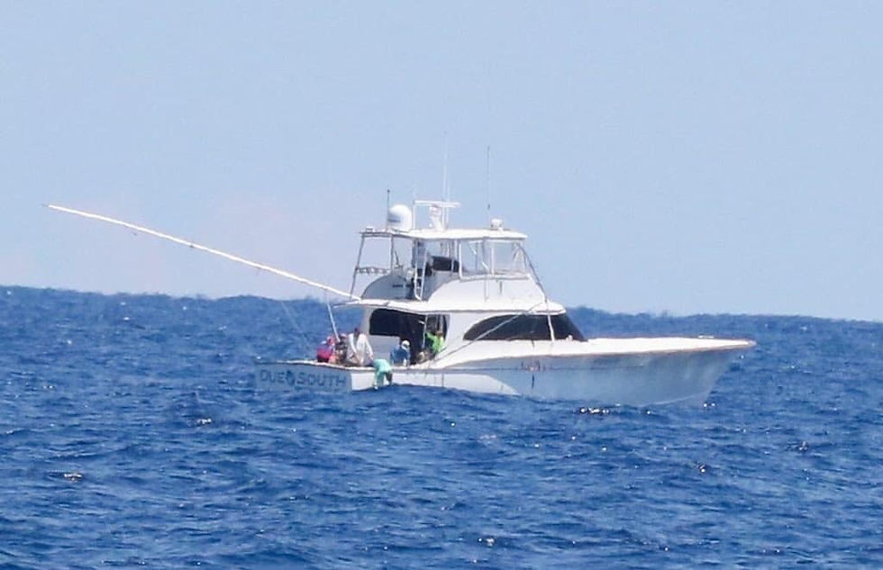 Due South offshore of the Big Rock