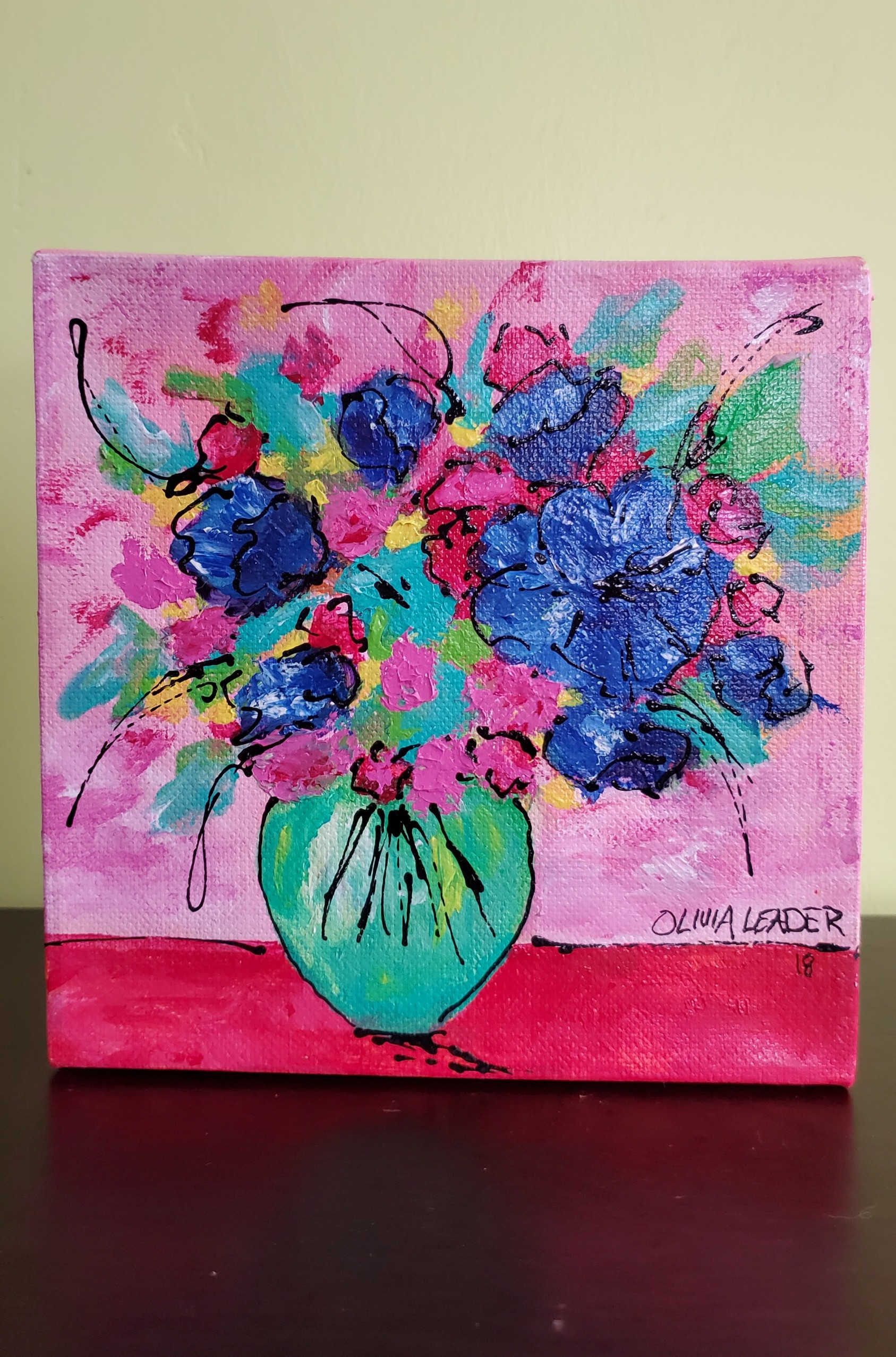 "Wish" mini canvas
