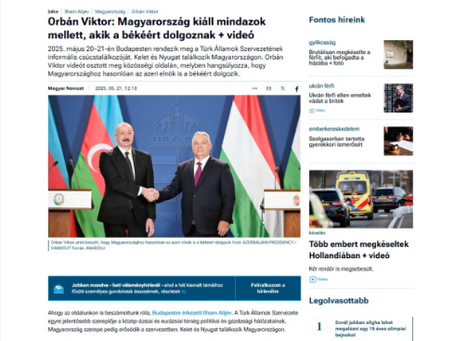 President Ilham Aliyev’s Budapest visit gains wide coverage in Hungary