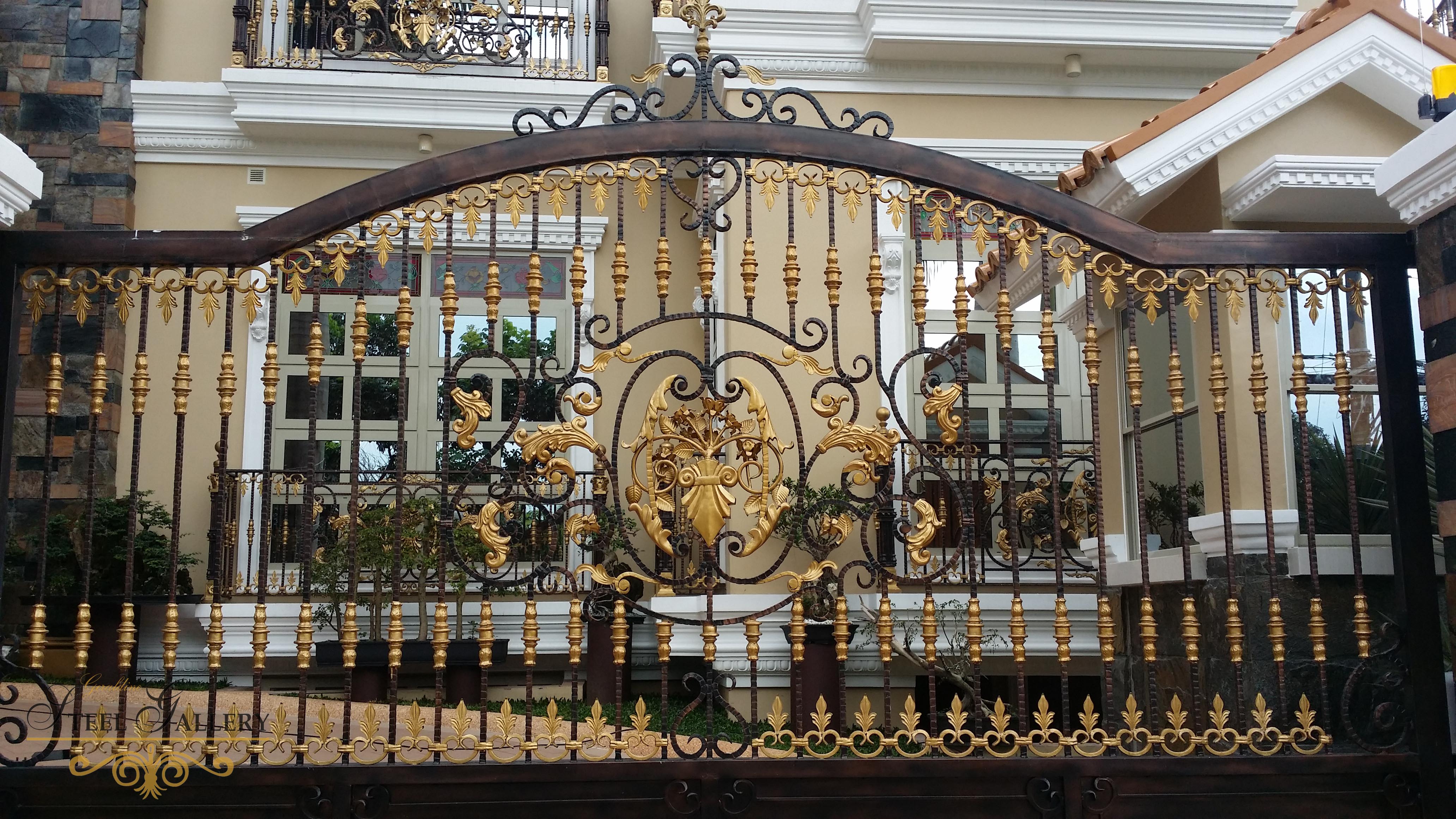 Wrought Iron Philippines Supplier Customized Decorative Gates