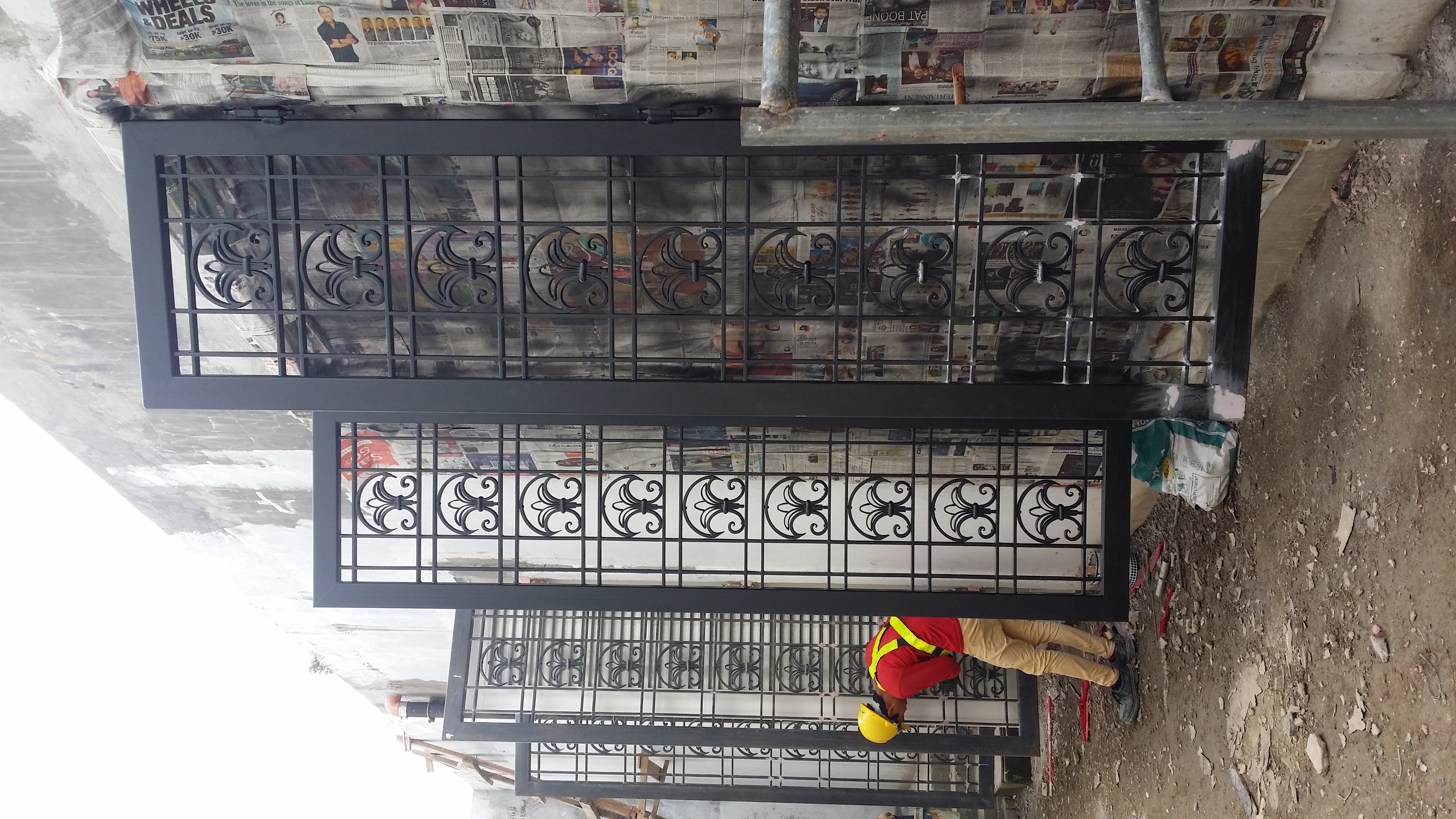 Wrought Iron Philippines Supplier Customized Window Grills