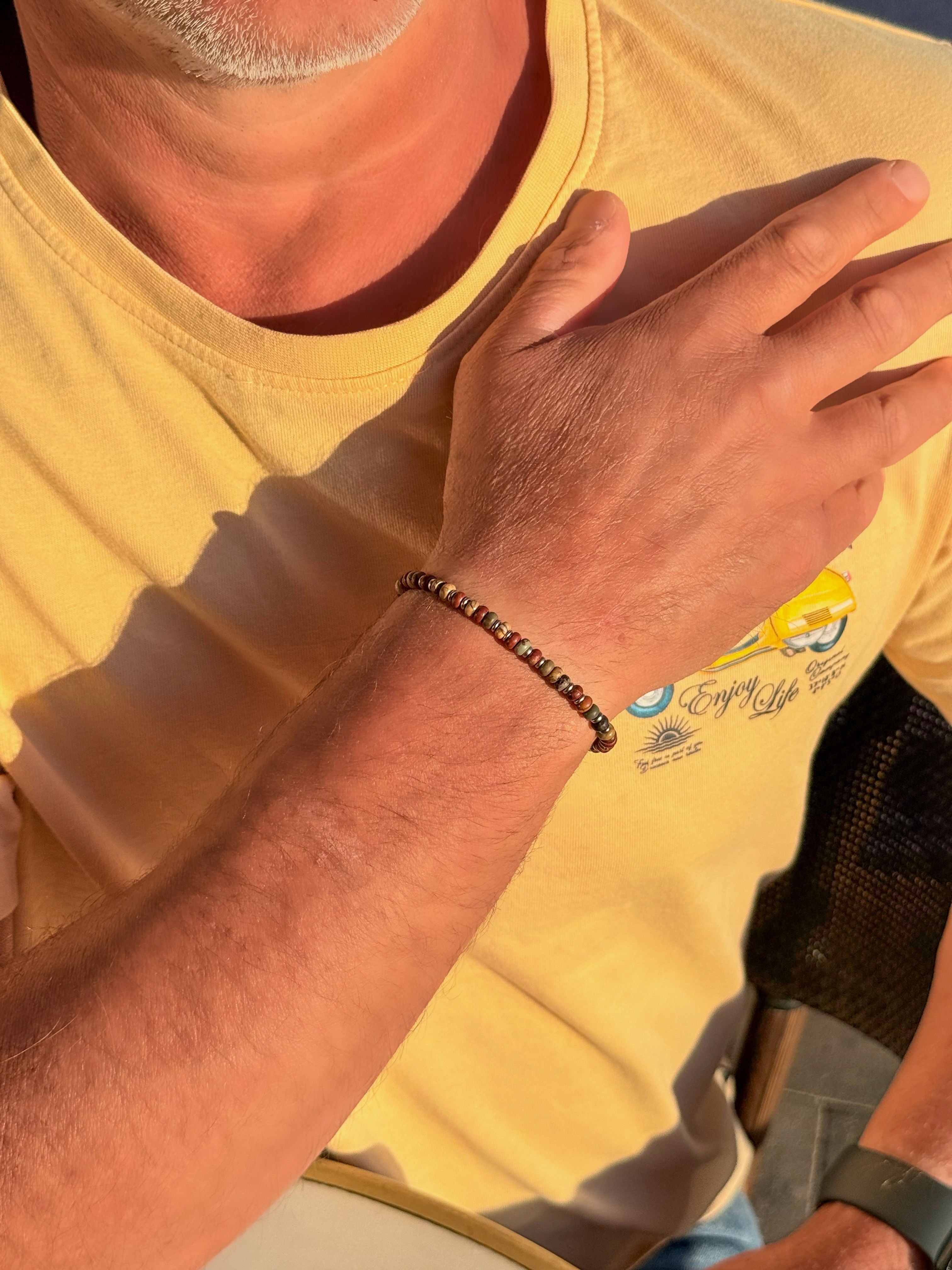 bracelet pierre naturelle jaspe