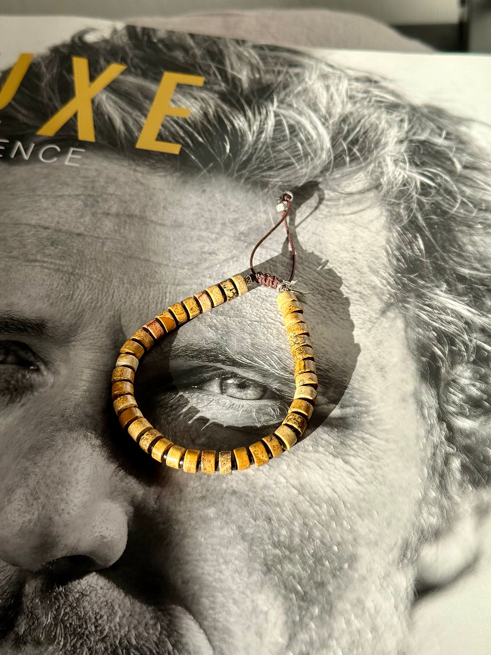 bracelet homme jaspe paysage