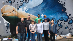 Belkin helps paint Santa Monica Alternative School House