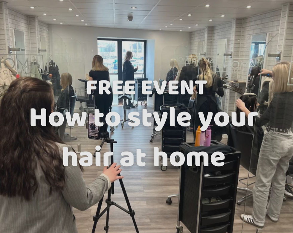 How To Style Your Hair At Home - FREE Event