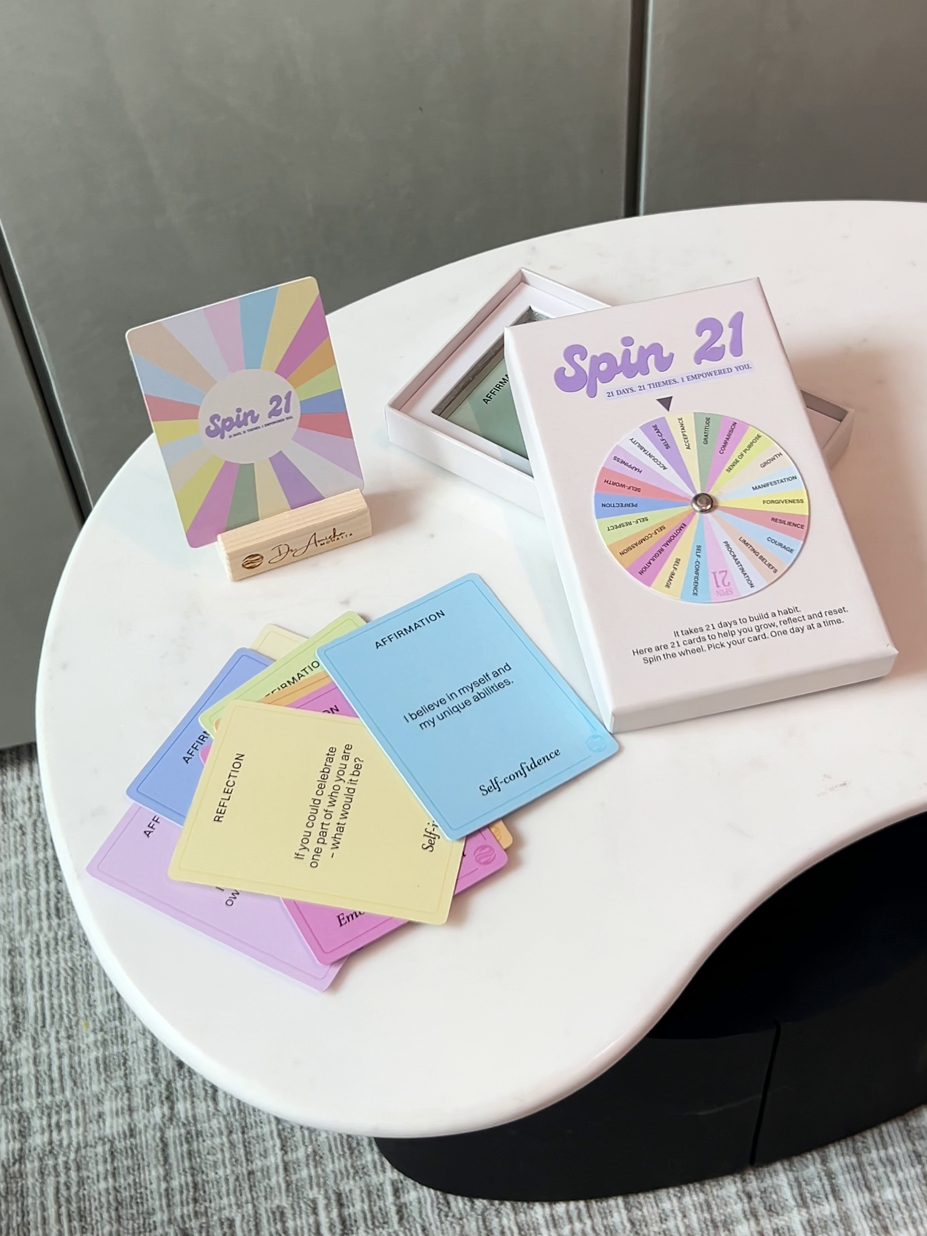 Spin 21 — Affirmation & Reflection Deck