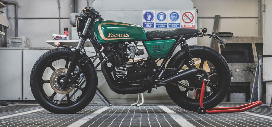 KAWASAKI KZ550 CAFE RACER ALUGUEL BARCELO