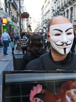 Cubo de la verdad 16 de Abril, Calle Alfonso 2 con el Coso