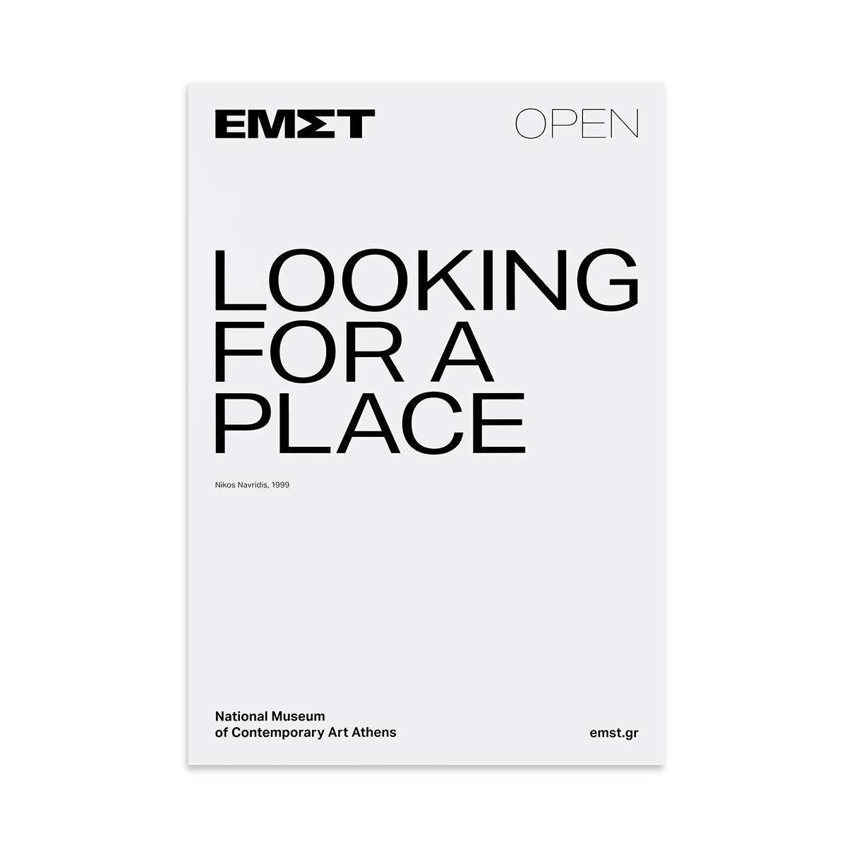 Poster Looking for a Place Nikos Navridis