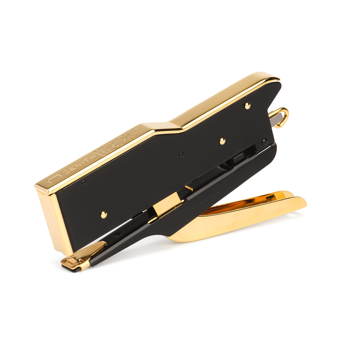 Gold-plated plier stapler black
