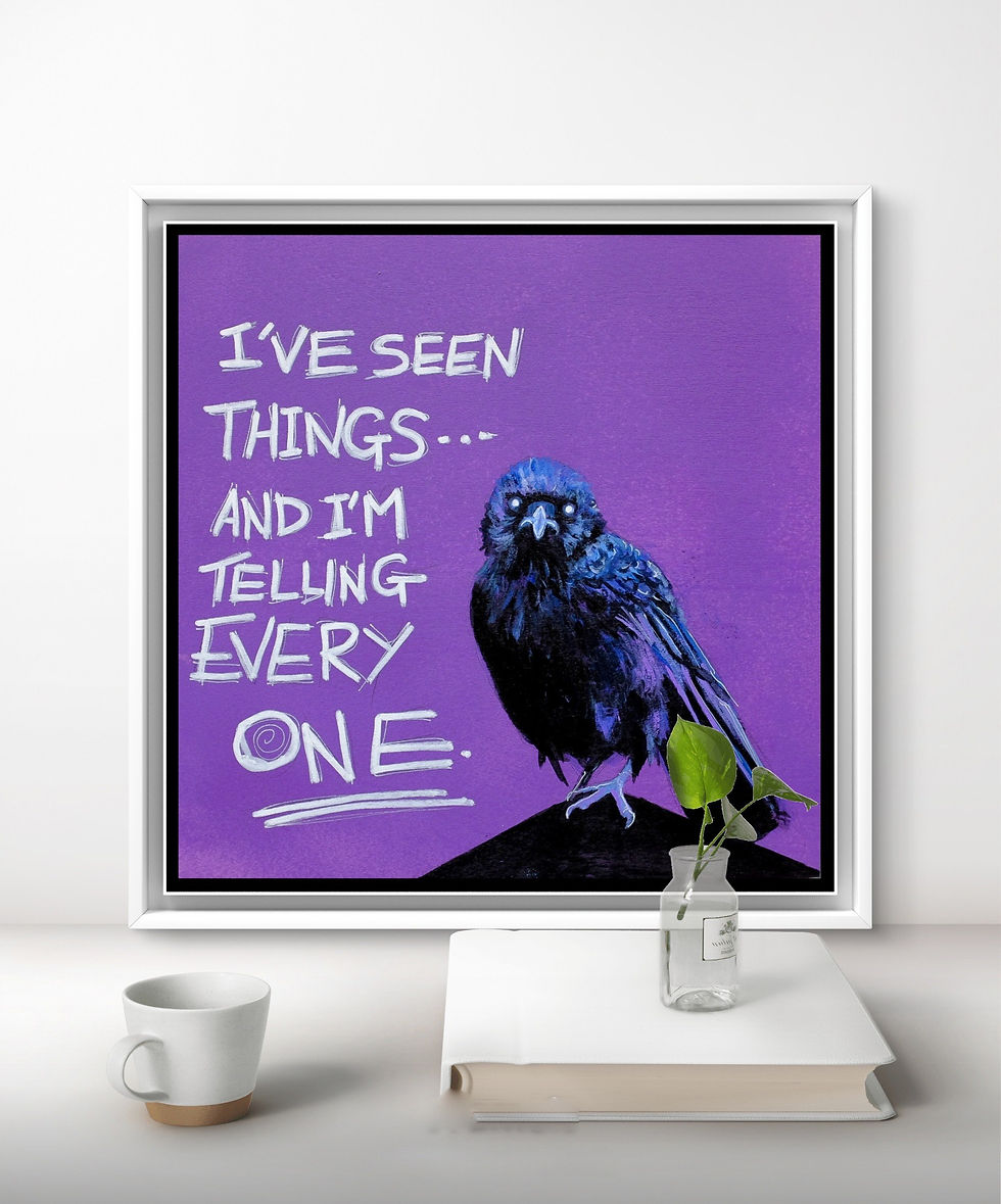 Thumbnail: I'VE SEEN THINGS... | LIMITED EDITION GICLEE ART PRINT
